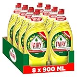 Fairy Ultra Konzentrat Zitrone Handgeschirrspülmittel 8x900ml mit effektiver...