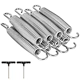 AOOSA 8 Stück Trampolin Federn,Trampolinteile Federn Mit 2...