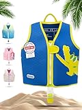 KIDVERSE Schwimmweste Kinder 1-2 Jahre - Komfort Schwimmhilfe mit Bauchumfang...