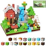 Astrevo Magnetische Bausteine 150 Stück, Magnetspiel kinderspielzeug für...
