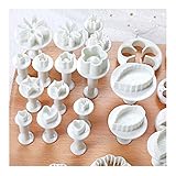 lemgyiamz Fondant Ausstecher Set 33tlg, Ausstecher Stempel Ausstechform...