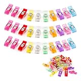 30 Stück Nähklammern Stoffklammern,Nähzubehör Multifunktionale Nähklammern,...