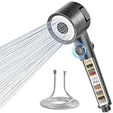 Magichome Duschkopf mit Filter in 20 Schichten Duschkopf mit Schlauch 1,5M 3...