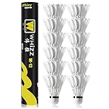 BAIHUALIN WHiZZ Federbälle Entenfedern Badminton Bälle Naturfederbälle für...