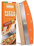 Pizza Mondo® Pizzaschneider - Profi Pizzamesser (Pizza Cutter) effektiver als...