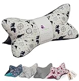 Leseknochen Nackenkissen (Weltenbummler blau) bequem und waschbar! Handgestopft...
