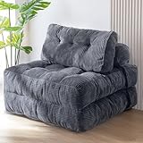 MAXYOYO Faltbares Schlafsofa umwandelbarer Schlafsessel mit Kissen, Matratze mit...