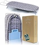 WONDERHOME Patentiertes Tischbügelbrett, klappbare Beine, platzsparend, grau,...