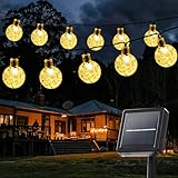 Goodia Solar Lichterkette Aussen, 6.5M 30 Led Lichterkette Außen Solar 8 Modi...