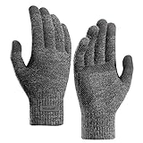 Milduall Strickhandschuhe Touchscreen, Fingerhandschuhe Winterhandschuhe...