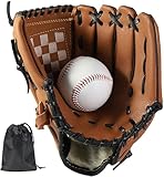 LeapBeast Baseball Handschuhe, Softball Handschuhe mit 1 Ball, Baseball Training...