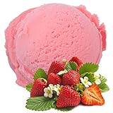 Erdbeer Geschmack 1 Kg Dänisches Softeis Gino Gelati Eispulver Softeispulver...