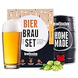 Braufässchen HELLES Bierbrauset zum selber Brauen | im 5L Fass | Leckeres Bier...