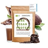 VEGAN Protein-Pulver BIO Schoko ohne Soja & Chemie [Regional aus Deutschland] -...