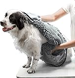 Tuff Pupper Schnelltrocknendes Handtuch für Hunde | Ultra saugfähiges...