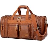 BAOSHA Faux Leder Reise Duffel Weekender Tasche Handgepäck Schlafsack...