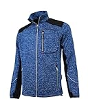 WORK IDEA Strick Fleecejacke Herren, Jacke Fleece Strickjacke, atmungsaktive...