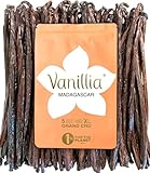 VANILLIA • 5 XL-Bourbon-Vanilleschoten aus Madagaskar • Grand-Cru-Qualität...