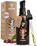 Heldengrün® BIO Jojobaöl [GOLD ESSENCE] Zertifizierte Naturkosmetik für...