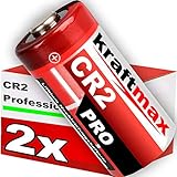 2er Pack CR2 Lithium Hochleistungs- Batterie für professionelle Anwendungen -...