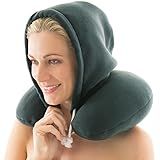 CelinaTex Nuca Nackenhörnchen mit Kapuze 32 x 31 cm grau Micropearls...