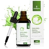 KRAFTGRAS Chlorophyll-Tropfen aus Alfalfa [50 ml] - flüssiges Chlorophyll aus...