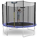 KINETIC SPORTS Trampolin Outdoor Salto Ø 305 cm - TÜV Rheinland geprüft,...