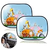 KEELYY Sonnenschutz Auto Baby, 2 Pack Auto Sonnenschutz Seitenscheibe mit UV...