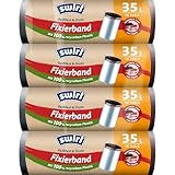 Swirl Reißfest & Dicht Fixierband Müllbeutel 35 l (4 x 10 Beutel),...