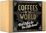 Gourmet-Kaffee-Geschenkset - COFFEES OF THE WORLD | Gemahlener Kaffee 600g (6 x...