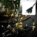 hellum Pisello LED-Lichterkette innen, 220V strombetrieben Lichterkette...