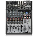 Behringer XENYX X1204USB Premium 12-Input 2/2-Bus Mixer mit XENYX Mic Preamps...