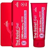 CBD Creme 5% 5000mg The Relief Gel 100 ml | Für Muskeln und Gelenke. Creme für...