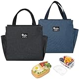 Lunchtasche, 2 Stücke Isoliertasche, Kühltasche Lunchtasche Isolierte...