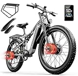 Shengmilo S600 Elektro-Mountainbike für Erwachsene Doppelmotor, 26 Zoll fette...
