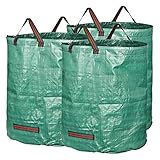 GardenMate 3X 272l Gartensack Laubsack Gartenabfallsack stabil - Gartensäcke...