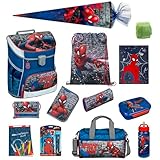 Familando Marvel Spiderman Schulranzen Set · Jungen Schulranzen 1. Klasse ·...