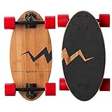 Eggboards Mini Longboard Das Original - Cruiser Skateboard aus Bambusholz für...