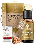 Heldengrün© BIO Weihrauchöl [100% NATURREIN] - Reines Weihrauch Öl - Duftöl...