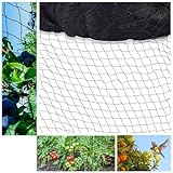 alouweekuky 15 m x 15 m Vogelschutznetz, Vogelnetz Schwarz, Reißfestes...