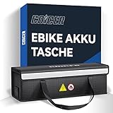 Coicer E-bike Akku Tasche Schutz feuerfeste Box für akkus dokumententasche...