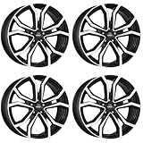 4x Dezent Felgen Alufelgen TV dark 9.0Jx19 ET50 5x112 kompatibel mit Mercedes...