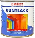 Wilckens Kunstharz Buntlack für Innen und Außen, seidenglänzend, 375 ml, RAL...