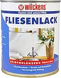 Wilckens Fliesenlack seidenglänzend, 750 ml, Weiß