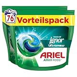 Ariel Waschmittel All-in-1 PODS 76 Waschkapseln, Touch of Lenor Unstoppables,...