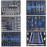 TrutzHolm® Profi Werkstattwagen Schaum Einlagen Werkzeugeinlagen 520x400mm...
