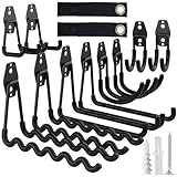 HSTMYFS Schwerlast Wandhaken (12er Set) – Haken für Garage, Werkstatt &...