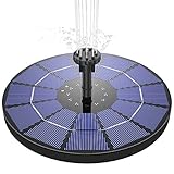 AISITIN 3,5W Solar Springbrunnen Solar Teichpumpe mit Solar Panel Eingebaute...