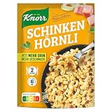 Knorr Hüttenschmaus Pastagericht Schinken Hörnli leckere Pasta fertig in 6...