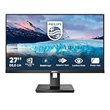 Philips 272S1AE - 27 Zoll FHD Monitor, höhenverstellbar (1920x1080, 75 Hz, VGA,...